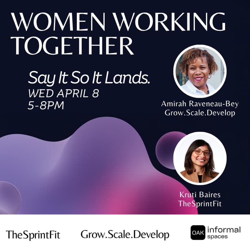 Cover Image for Women Working Together - Say It So It Lands.