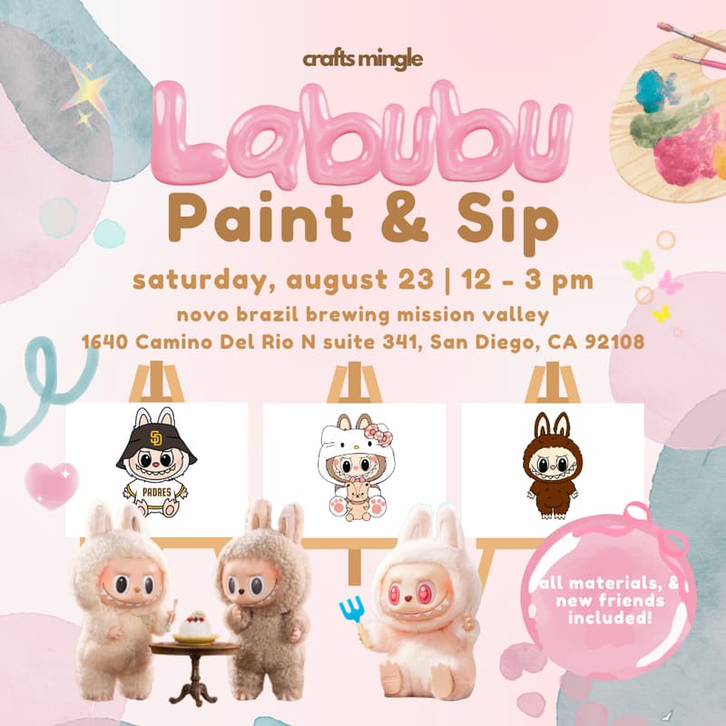Cover Image for Labubu Painting & Sip