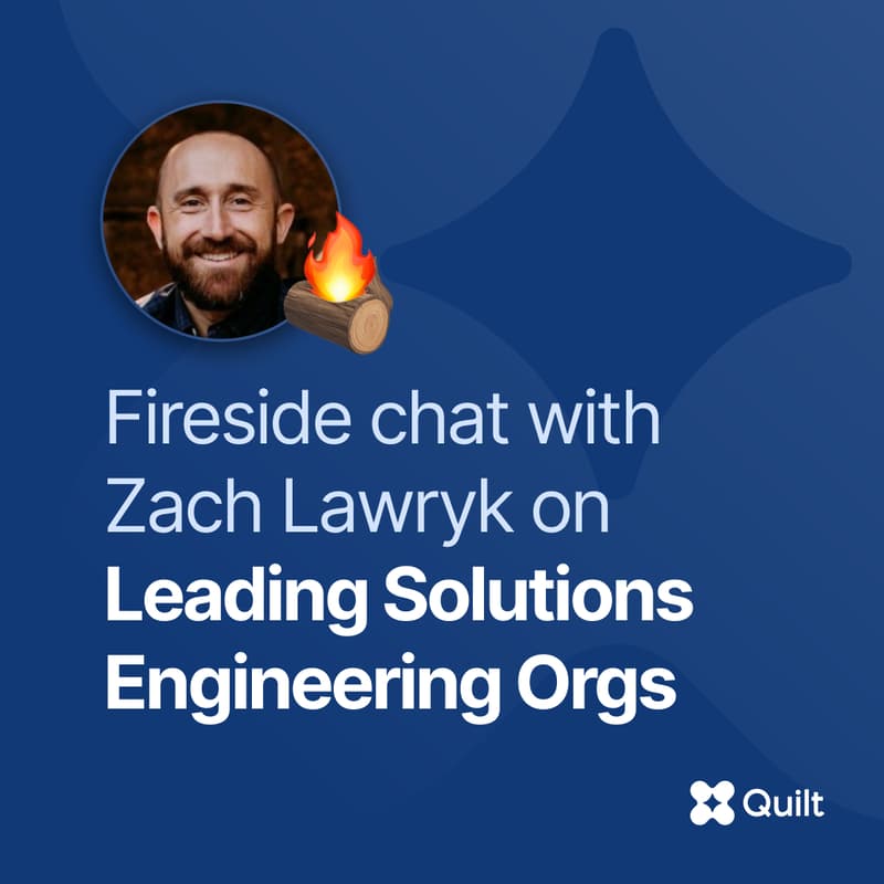 Cover Image for Fireside Chat with Zach Lawryk from OpenAI on Leading Solutions Engineering Orgs