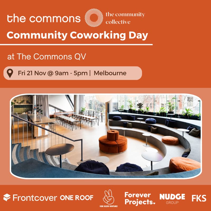 Cover Image for 🏵 Community Coworking Day @ The Commons QV