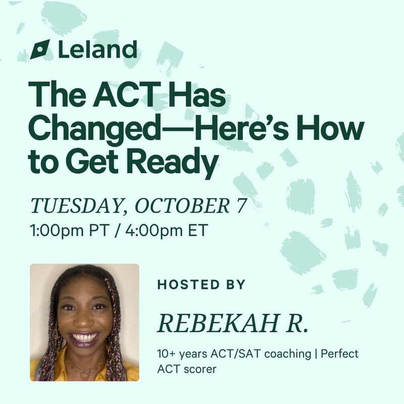 Cover Image for The ACT Has Changed—Here’s How to Get Ready
