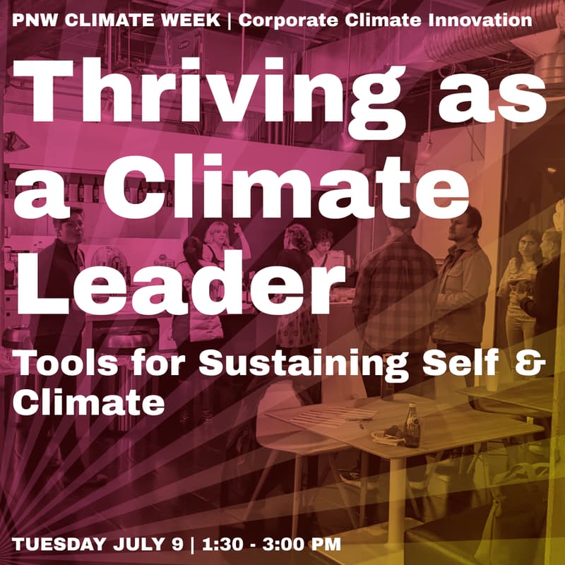 Cover Image for Thriving as a Climate Leader: Tools for Sustaining Self & Climate