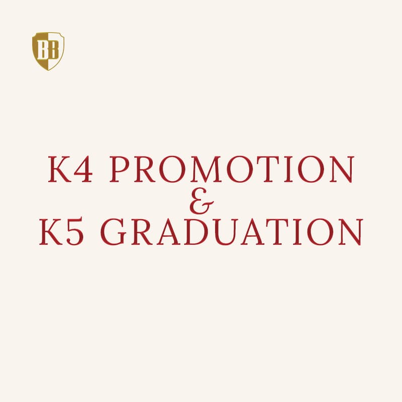 Cover Image for K4 Promotion & K5 Graduation