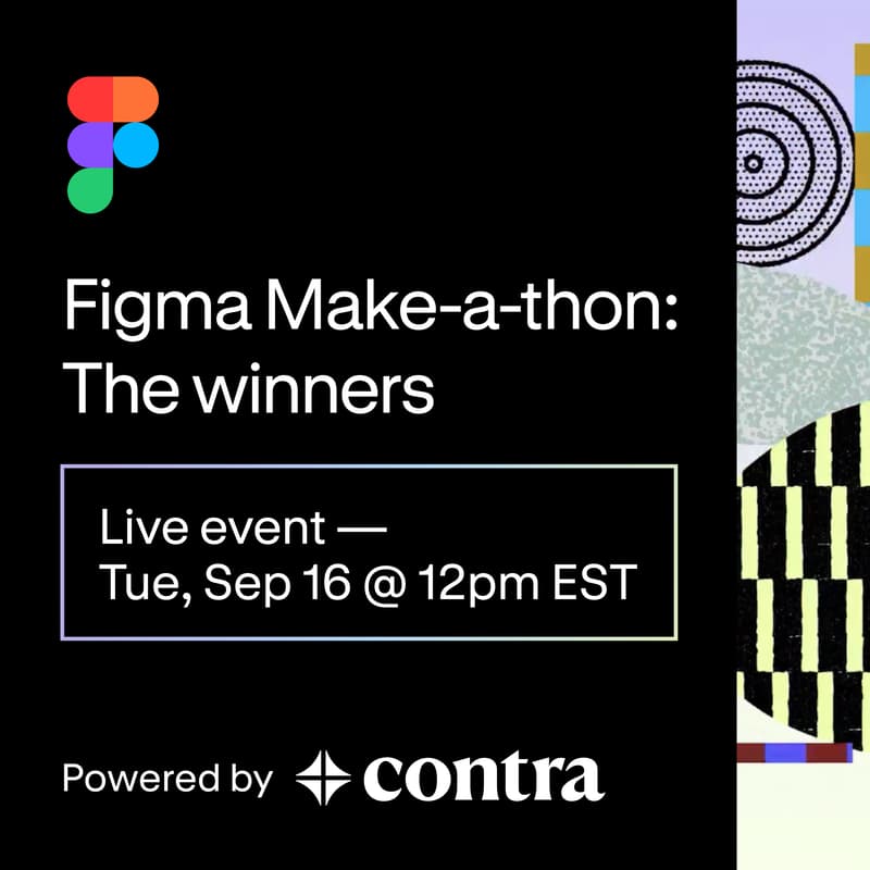 Cover Image for Figma Make-a-thon: Winners announcement