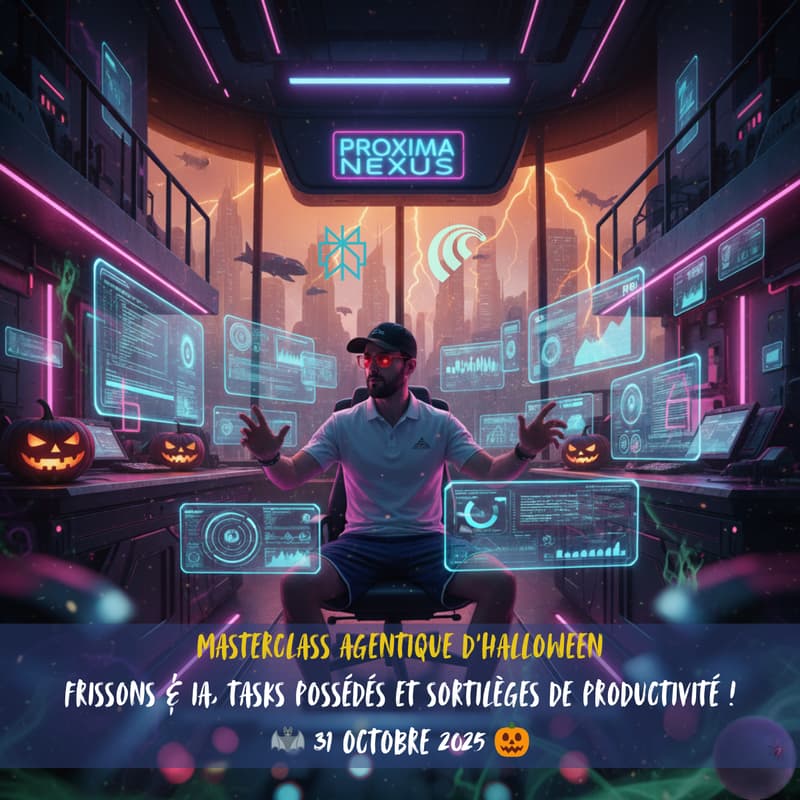 Cover Image for 🦇 Masterclass Agentique d’Halloween : Frissons & IA, tasks possédés et sortilèges de productivité ! 🎃