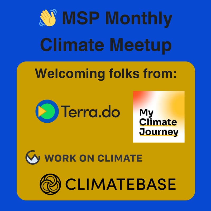 Cover Image for Minneapolis/St. Paul Monthly Climate Meetup