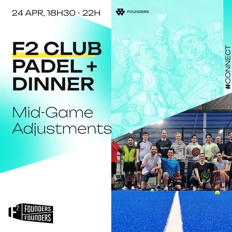 Cover Image for F2 Club Padel + Dinner: Mid-Game Adjustments 🎾
