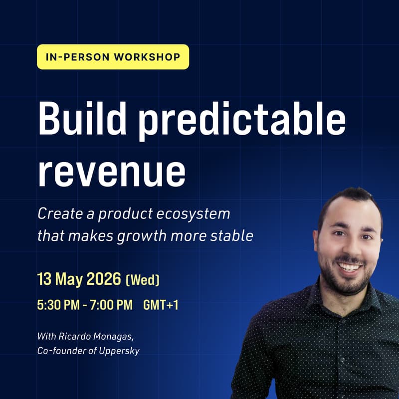 Cover Image for Build predictable revenue — Create a product ecosystem that makes growth more stable
