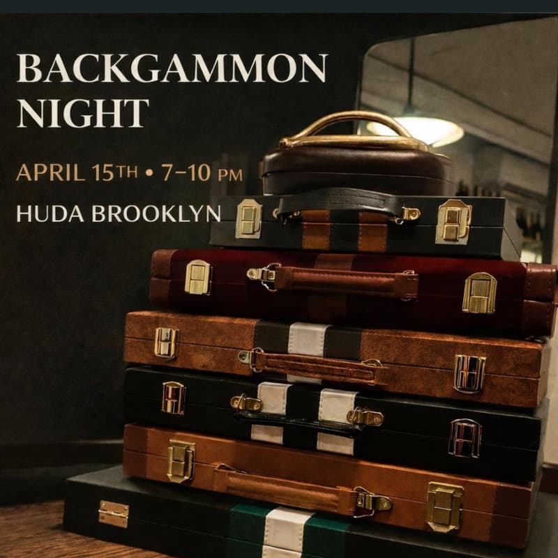 Cover Image for Backgammon Night at Huda (Williamsburg)