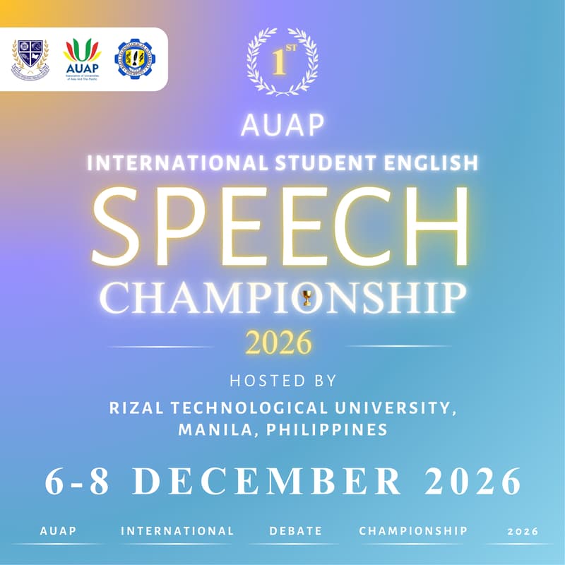 Cover Image for 1st AUAP International Student English Speech Championship 2026 and Awards