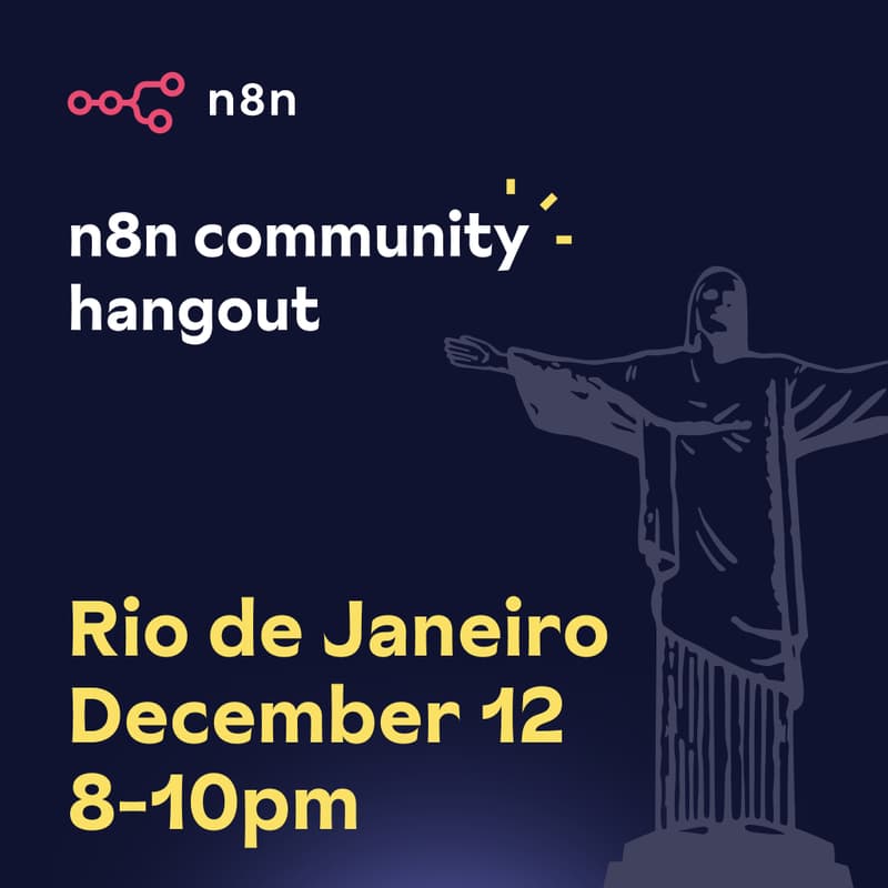 Cover Image for n8n hangout Rio de Janeiro