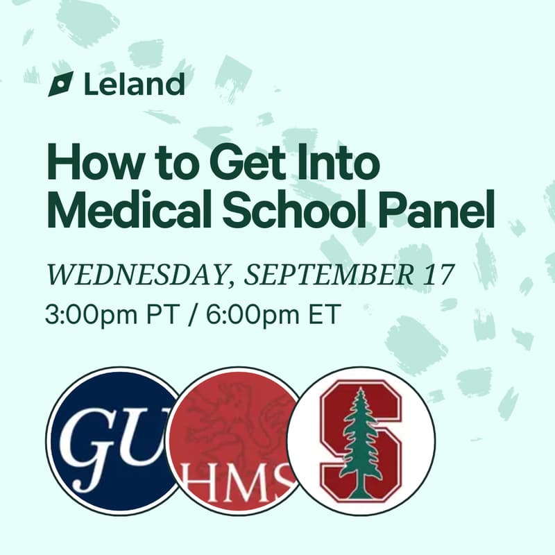 Cover Image for How to Get Into Medical School Panel