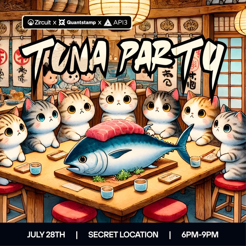Cover Image for Tuna Party with Zircuit, API3, & Quantstamp | EDCON Tokyo 2024