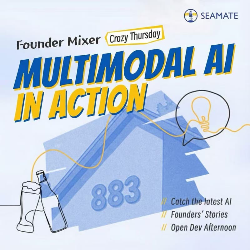 Cover Image for Multimodal AI in Action|SEAMATE Founder Mixer