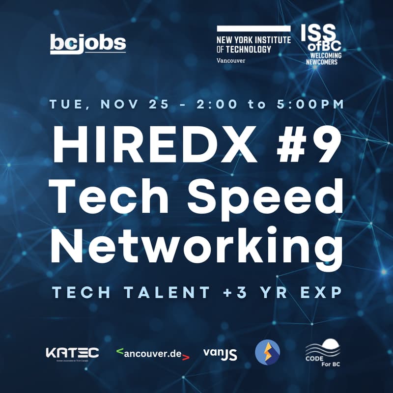 Cover Image for HiredX #9 - Tech Speed Networking (Candidates)