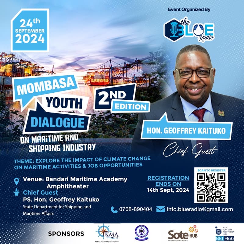 Cover Image for 2nd Edition: Mombasa Youth Dialogue on Maritime and Shipping Affairs 2024.