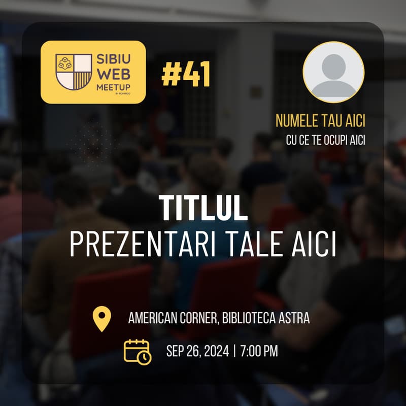 Cover Image for Sibiu Web Meetup #58