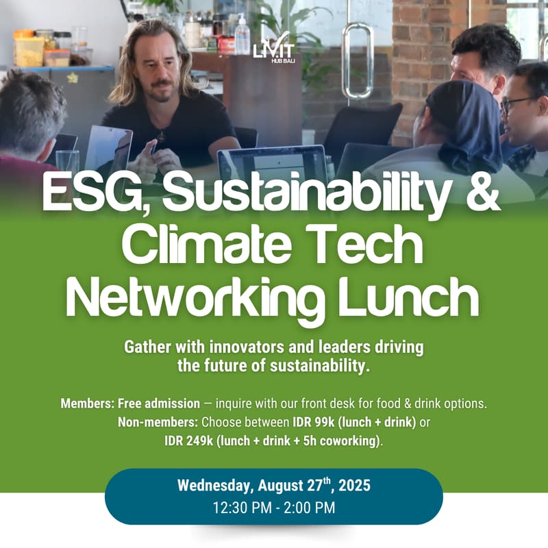 Cover Image for ESG, Sustainability & Climate Tech Networking Lunch