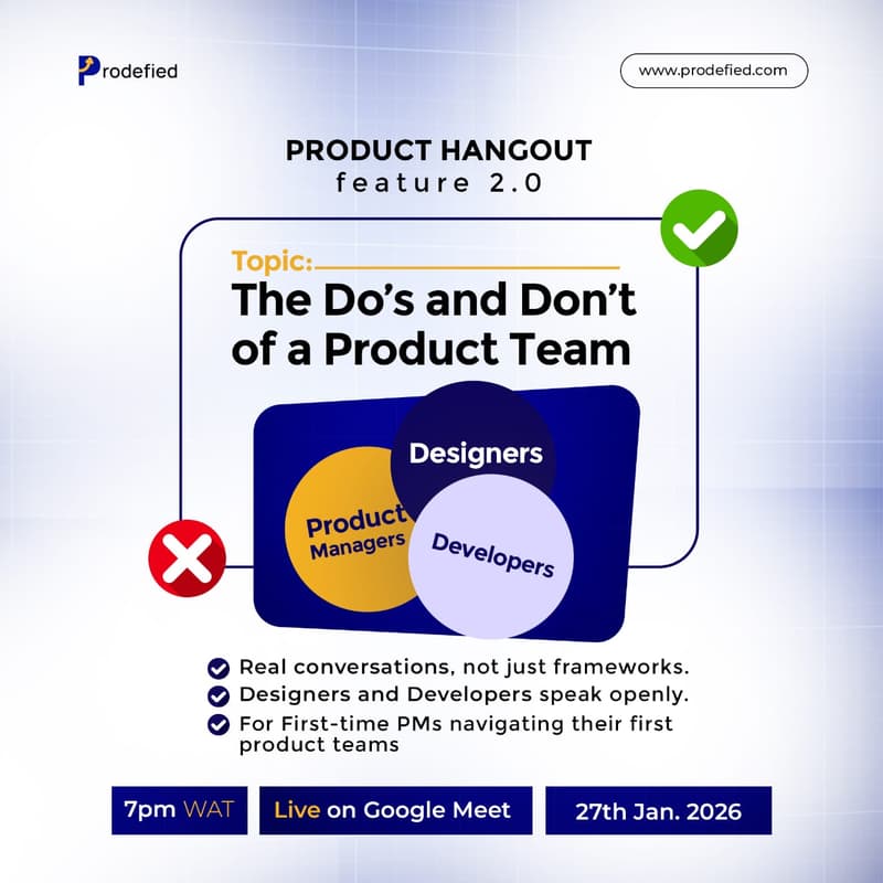 Cover Image for Product Hangout: The Do's and Dont's Of A Product Team