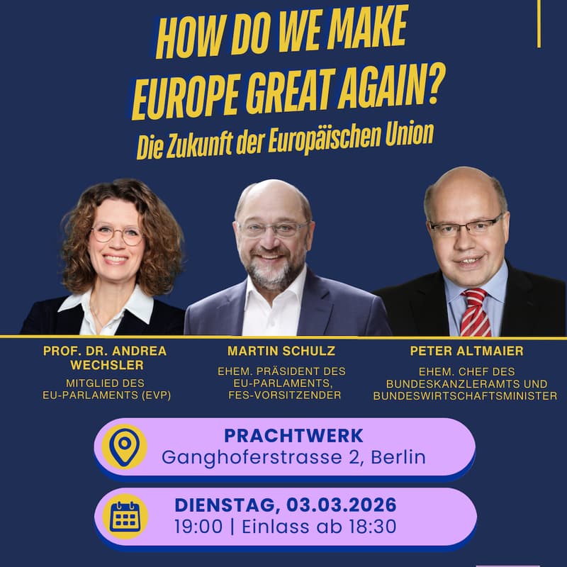 Cover Image for How do we make Europe great again? – Die Zukunft der Europäischen Union