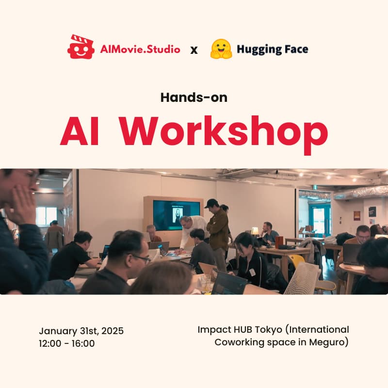 Cover Image for AI Workshop in Tokyo - Hugging Face 🤗