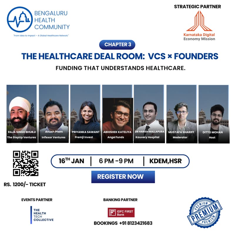 Cover Image for Funding that understands healthcare. - The Healthcare DealRoom