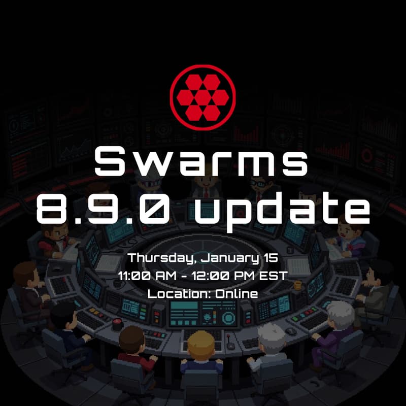 Cover Image for Swarms Framework 8.9.0 Release Overview 👾👾