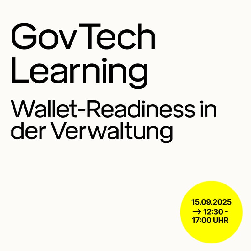 Cover Image for GovTech Learning: Wallet-Readiness in der Verwaltung