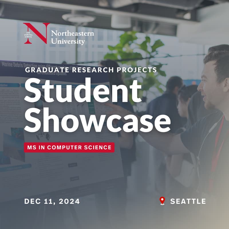 Cover Image for Khoury Fall Master of Computer Science Showcase