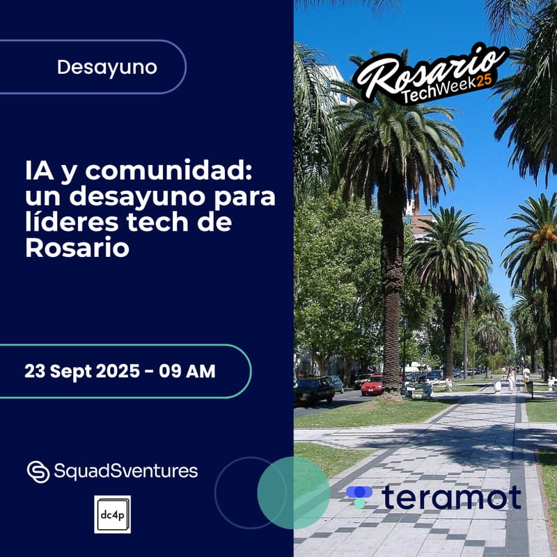 Cover Image for IA y comunidad: un desayuno para líderes tech de Rosario