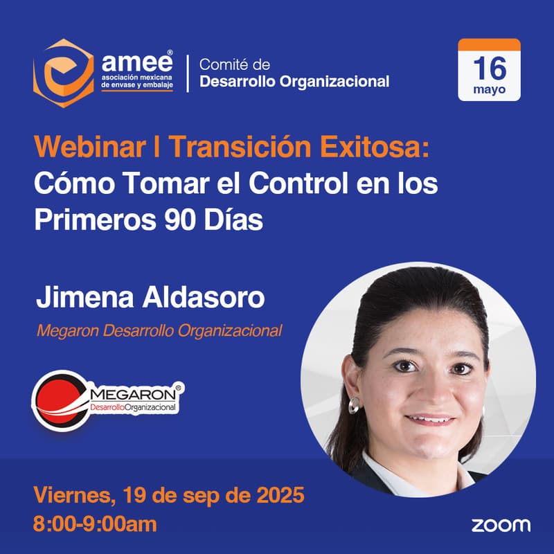 Cover Image for Webinar | Transición Exitosa: Cómo Tomar el Control en los Primeros 90 Días por Jimena Aldasoro