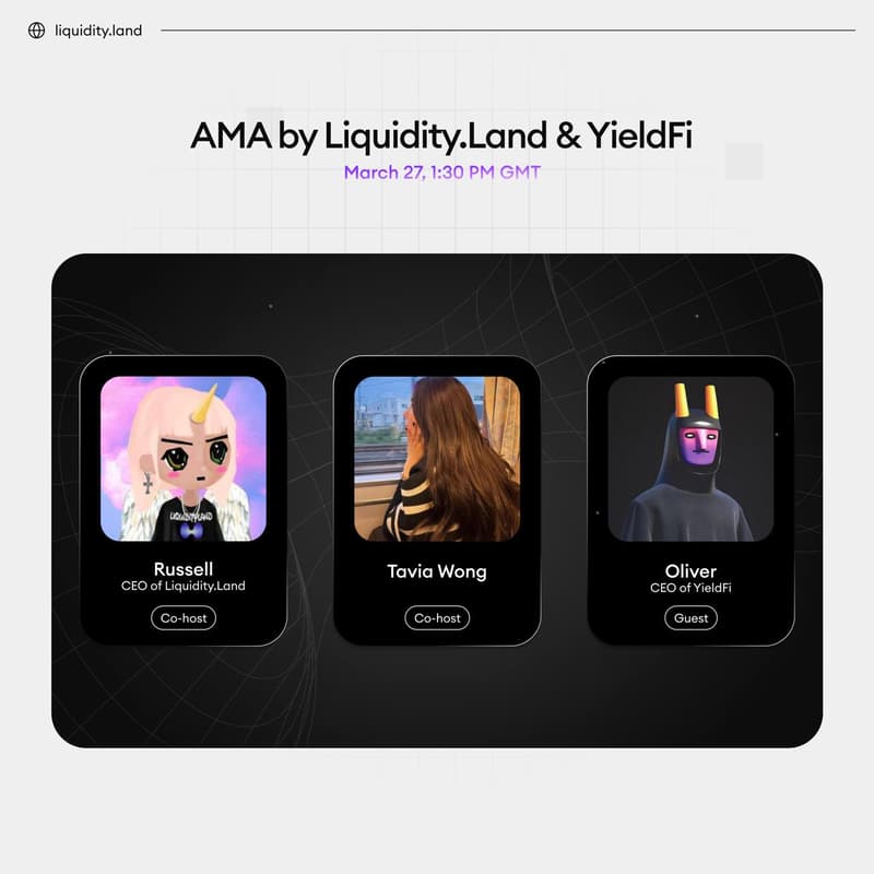 Cover Image for YieldFi AMA with Liquidity.Land