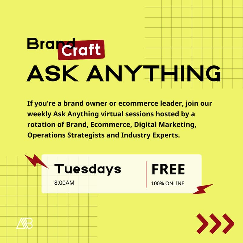 Cover Image for Ask Anything: Consumer Product Brands, eCommerce, Retail [Free]