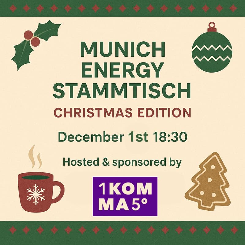 Cover Image for Munich Energy Stammtisch - Christmas Edition