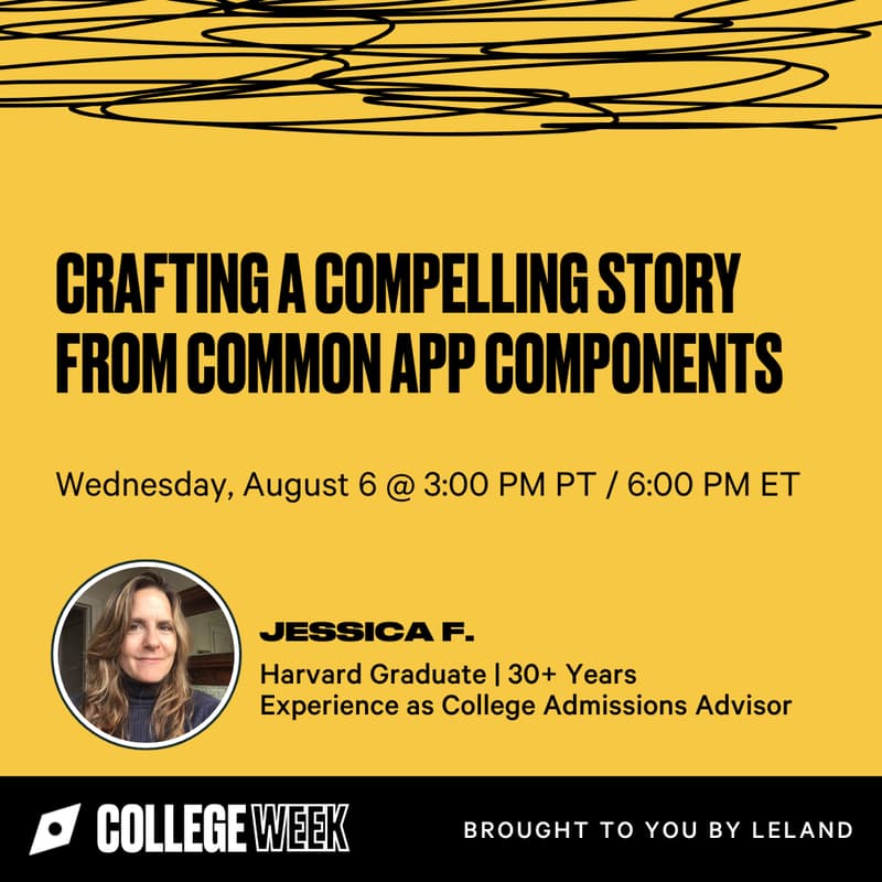 Cover Image for Crafting A Compelling Story From Common App Components