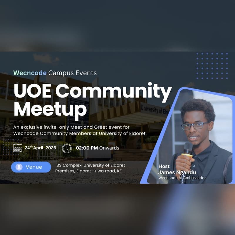Cover Image for Wecncode UOE Community Meetup