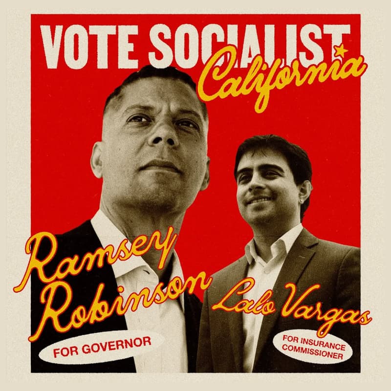 Cover Image for Vote Socialist California Campaign Launch