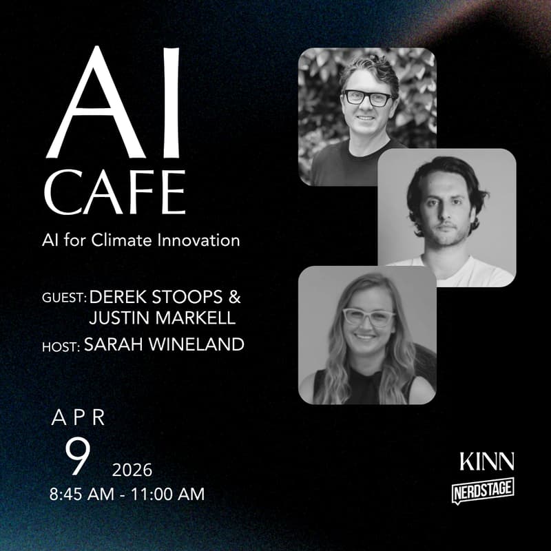 Cover Image for AI Cafe: AI for Climate Innovation