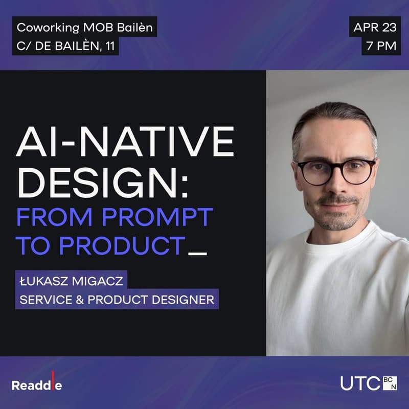 Cover Image for AI-Native Design: From Prompt To Product By Łukasz Migacz