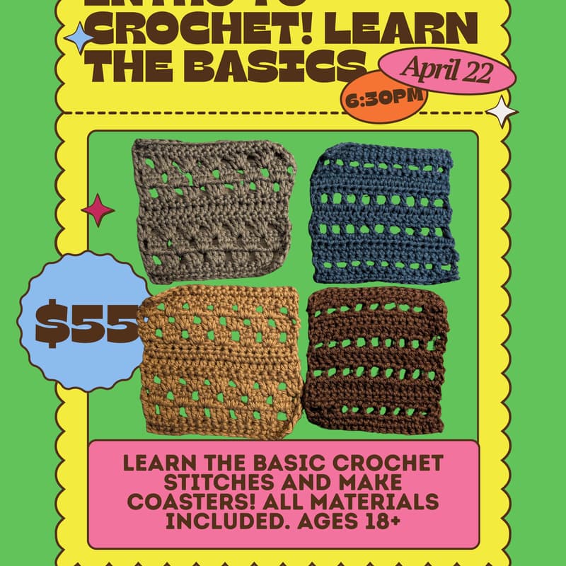 Cover Image for Intro to Crochet