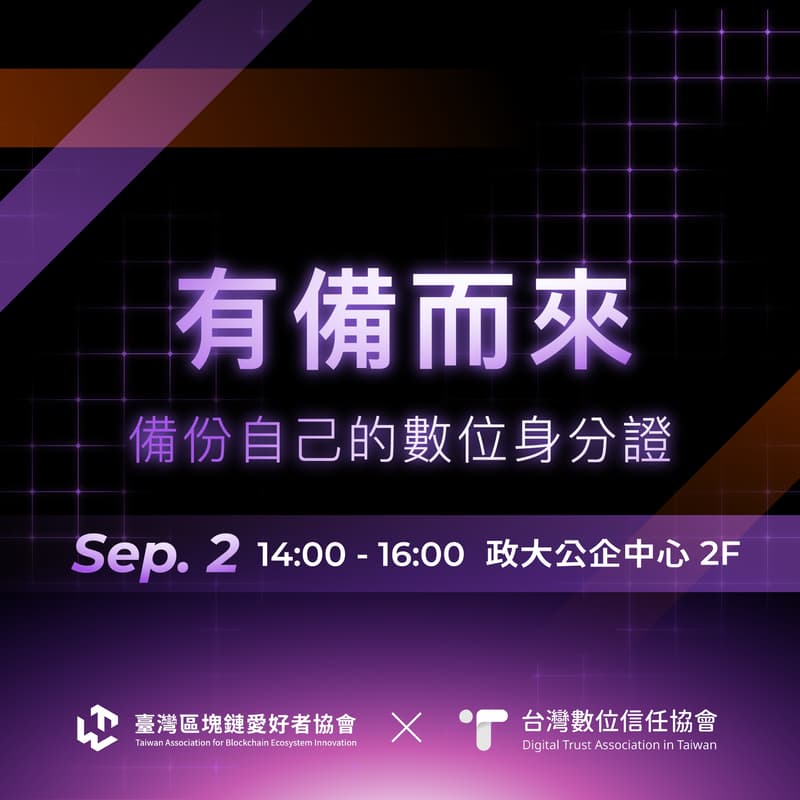 Cover Image for 〔Workshop〕有備而來——備份自己的數位身分證
