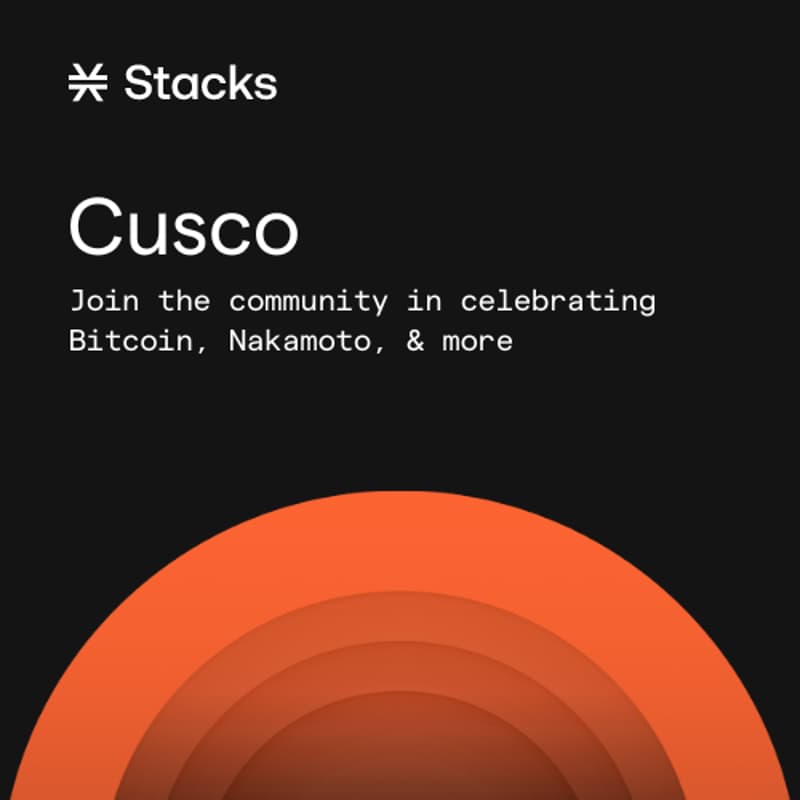 Cover Image for Building on Bitcoin: Cusco Nakamoto Meetup