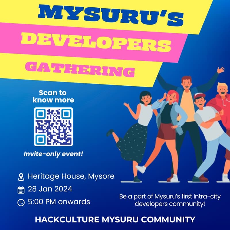 Cover Image for HackCulture Mysuru Meetup