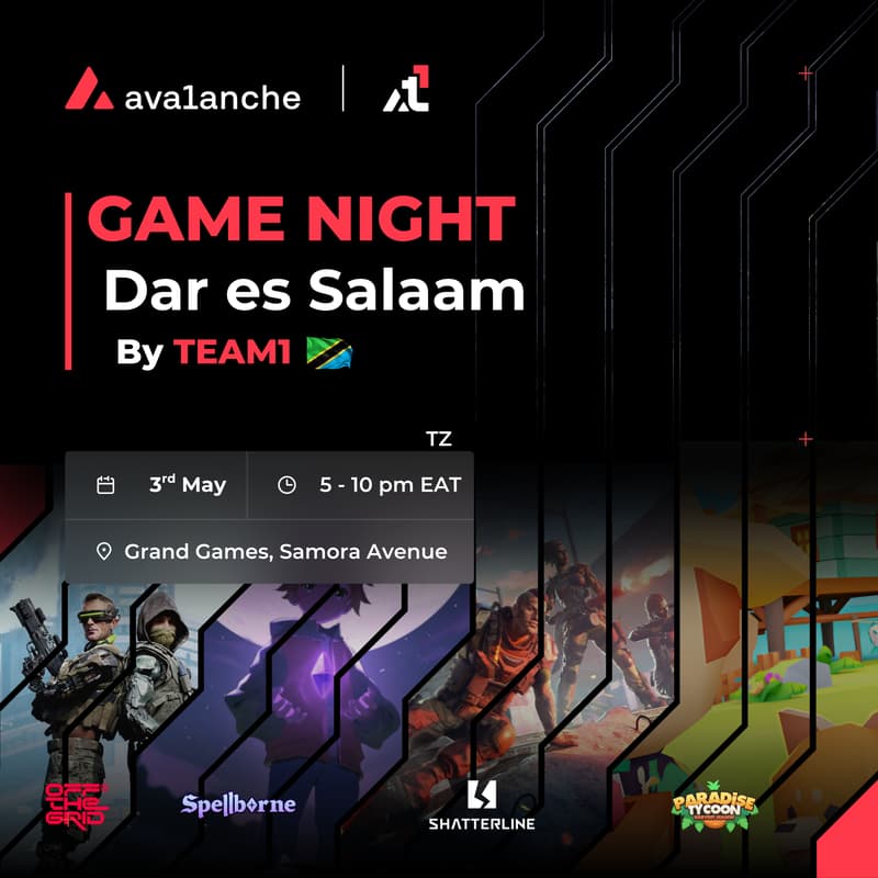 Cover Image for Avalanche Game Night - Dar es Salaam