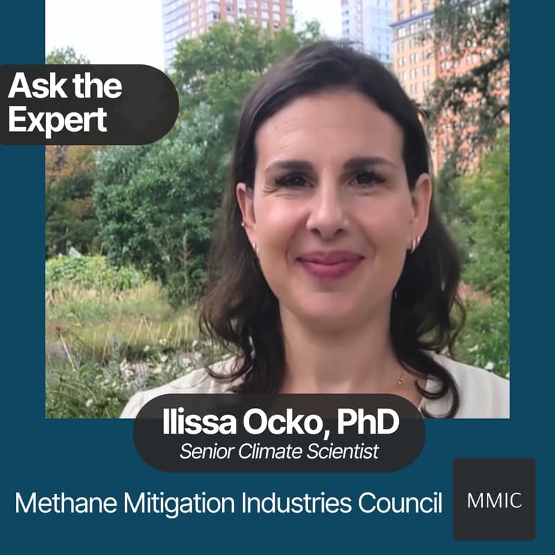 Cover Image for Methane Industry Virtual Q&A: Why Methane Mitigation is the FASTEST Climate Solution with Ilissa Ocko, PhD