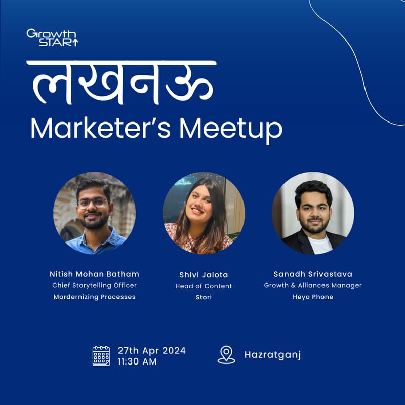 Cover Image for Lucknow Marketer's Meetup