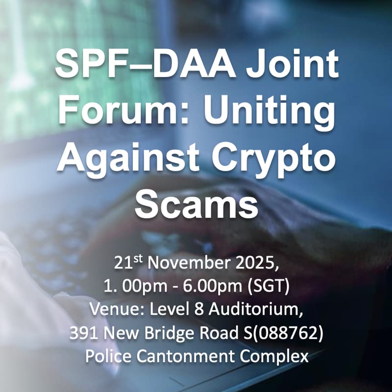 Cover Image for SPF–DAA Joint Forum: Uniting Against Crypto Scams