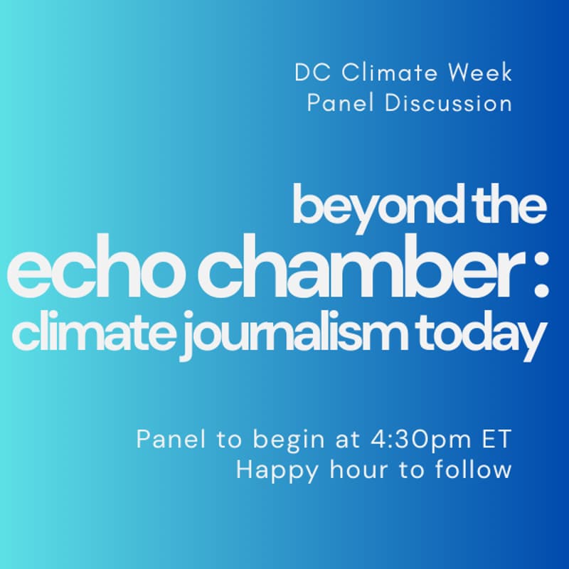 Cover Image for Beyond the Echo Chamber: Climate Journalism Today