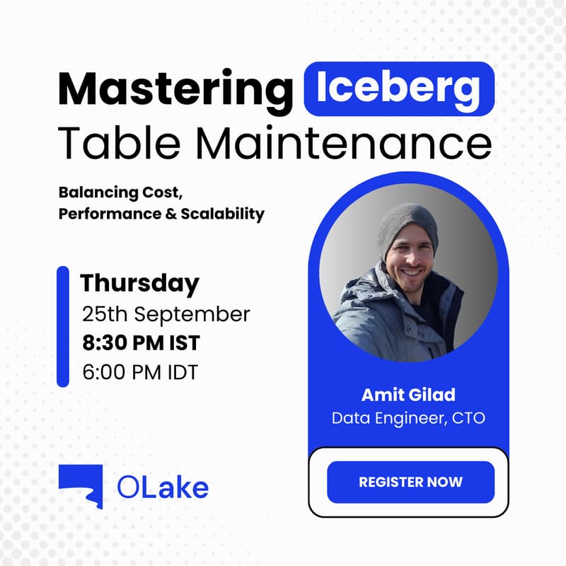 Cover Image for Mastering Iceberg Tables: Balancing Cost, Performance & Scalability