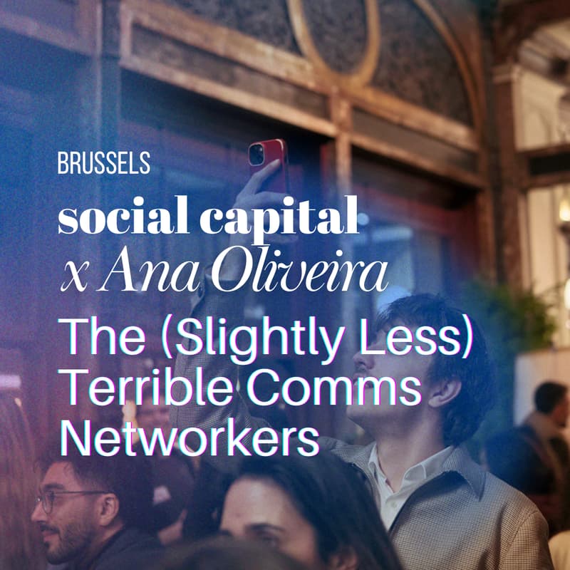 Cover Image for The (Slightly Less) Terrible Comms Networkers • Drinks